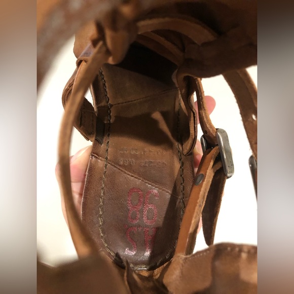 A.S.98 - cognac leather sandals - Picture 5 of 8